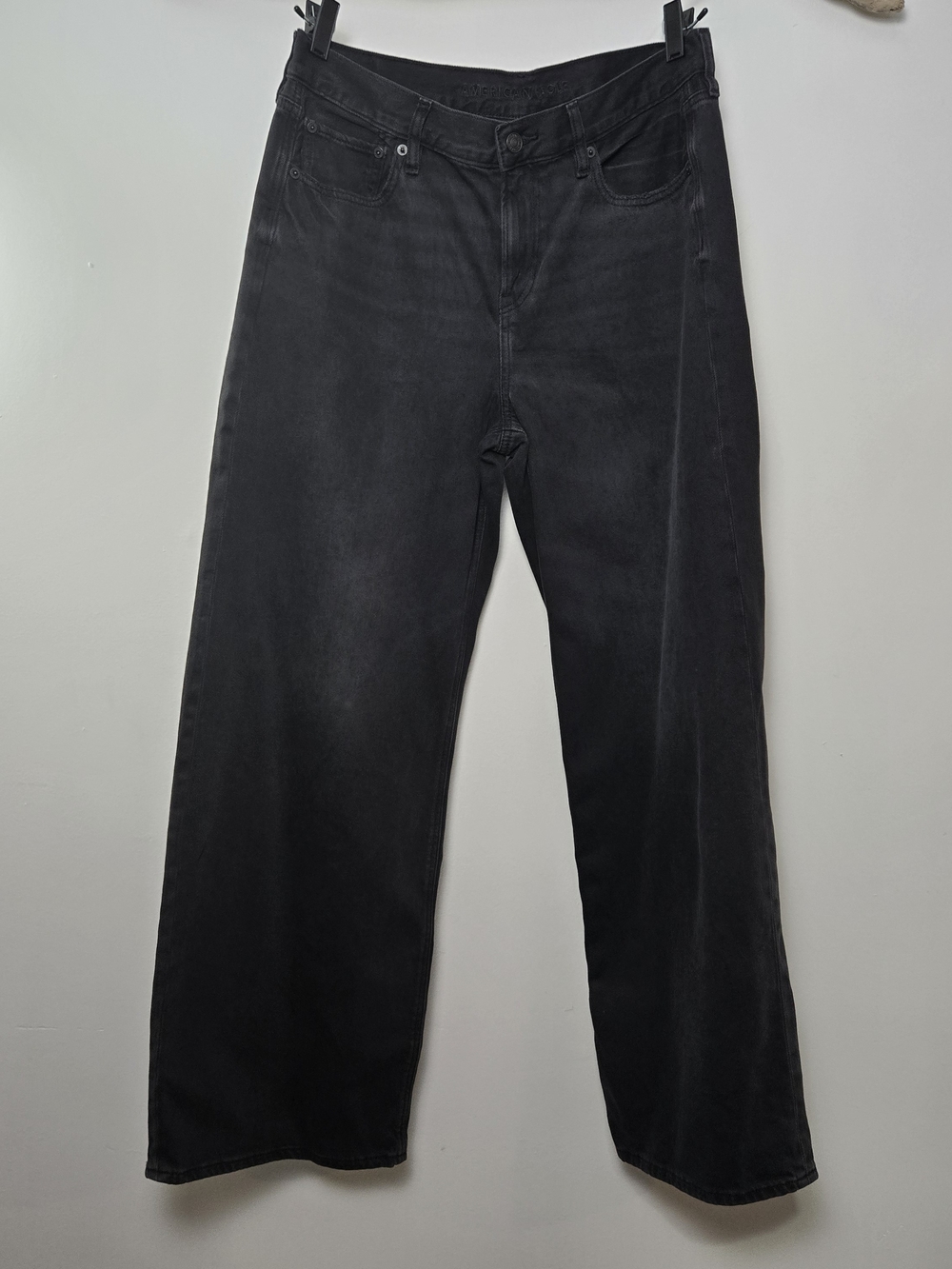 American Eagle Outfitters Black Wide Leg Jeans